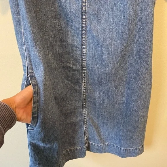 J.CREW Chambray shift dress in spring blossom wash | NWOT - Picture 11 of 12